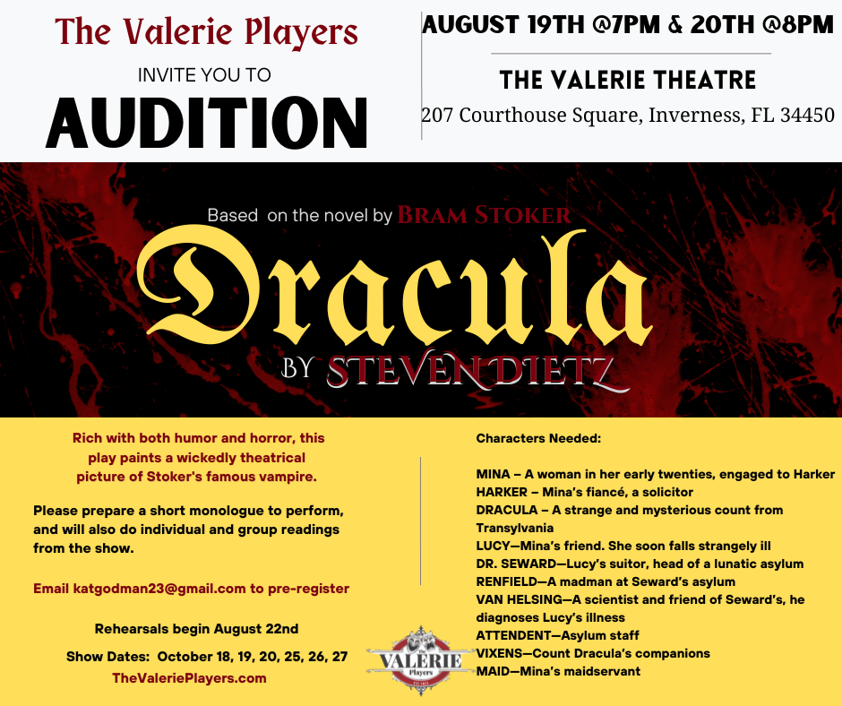 Dracula - Auditions FB 2